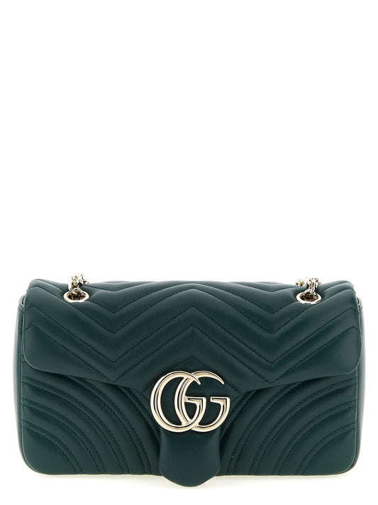Gucci Schultertasche aus zweifarbigem Lammleder
