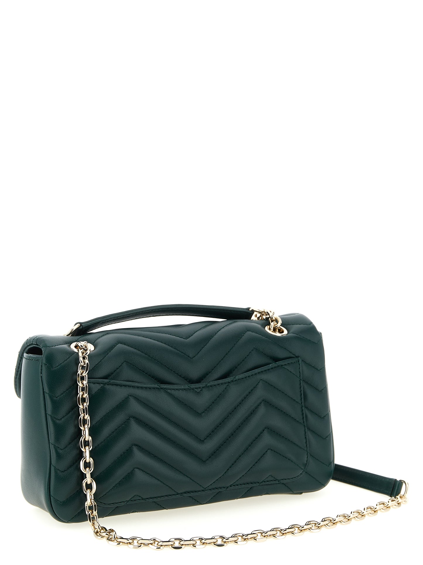 Gucci Schultertasche aus zweifarbigem Lammleder
