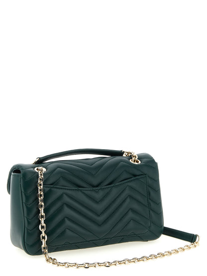 Gucci Schultertasche aus zweifarbigem Lammleder