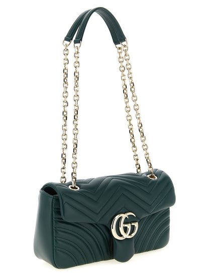 Gucci Schultertasche aus zweifarbigem Lammleder