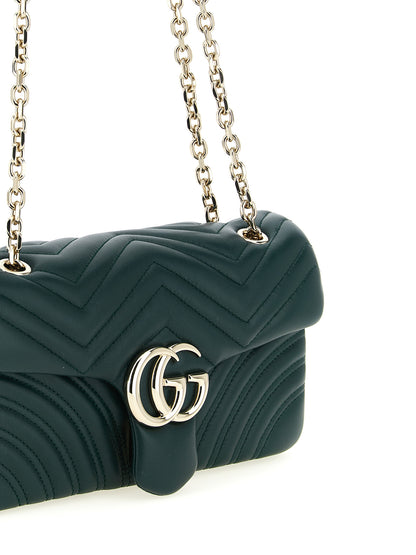 Gucci Schultertasche aus zweifarbigem Lammleder