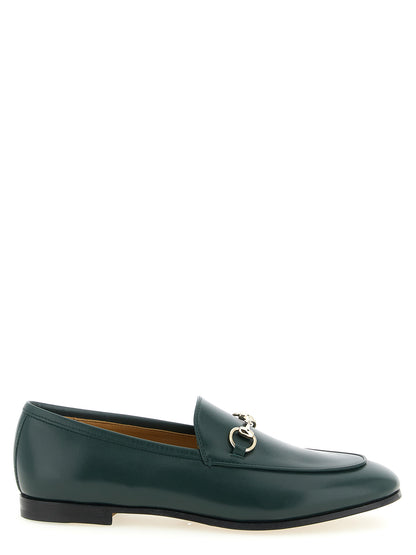 Gucci Zweifarbige Kalbsleder-Loafer zum Hineinschlüpfen