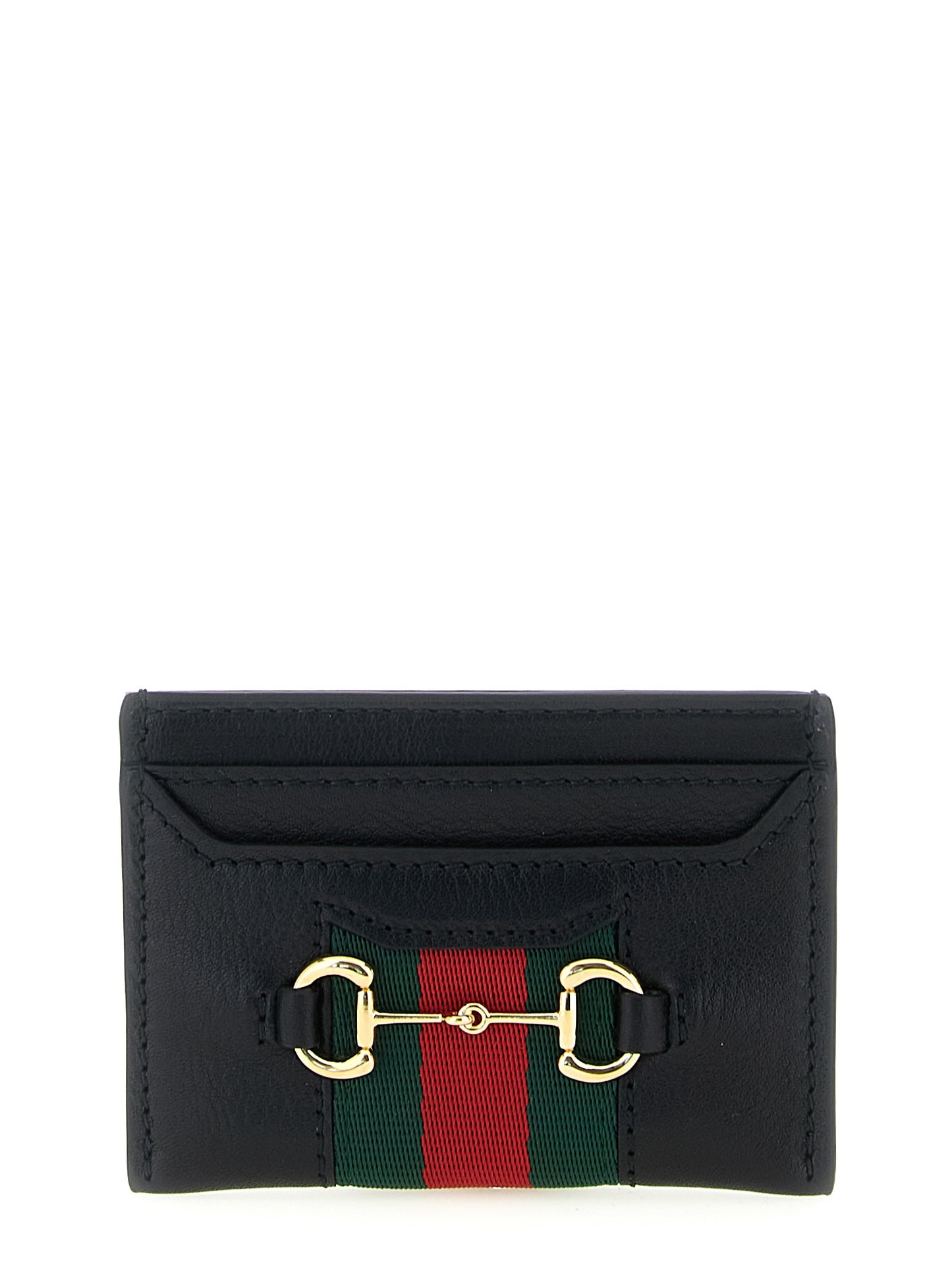 Gucci Schwarzer Kalbsleder-Kartenetui