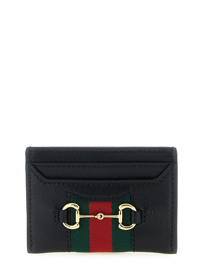 Gucci Schwarzer Kalbsleder-Kartenetui