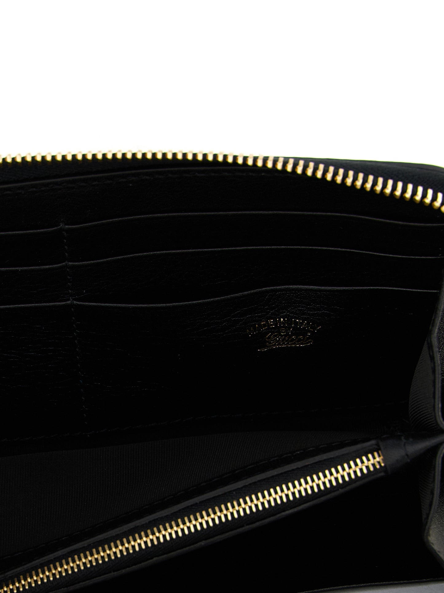 Gucci Schwarzer Kalbsleder-Kartenetui