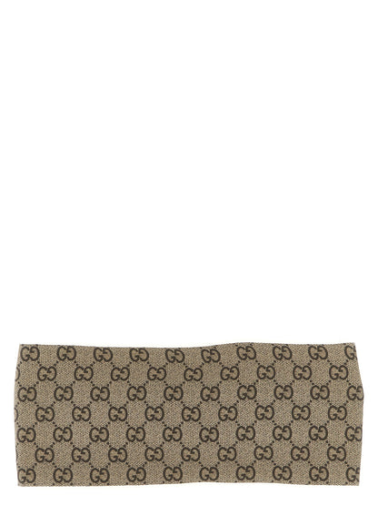 Gucci Beige Seiden-Haarband