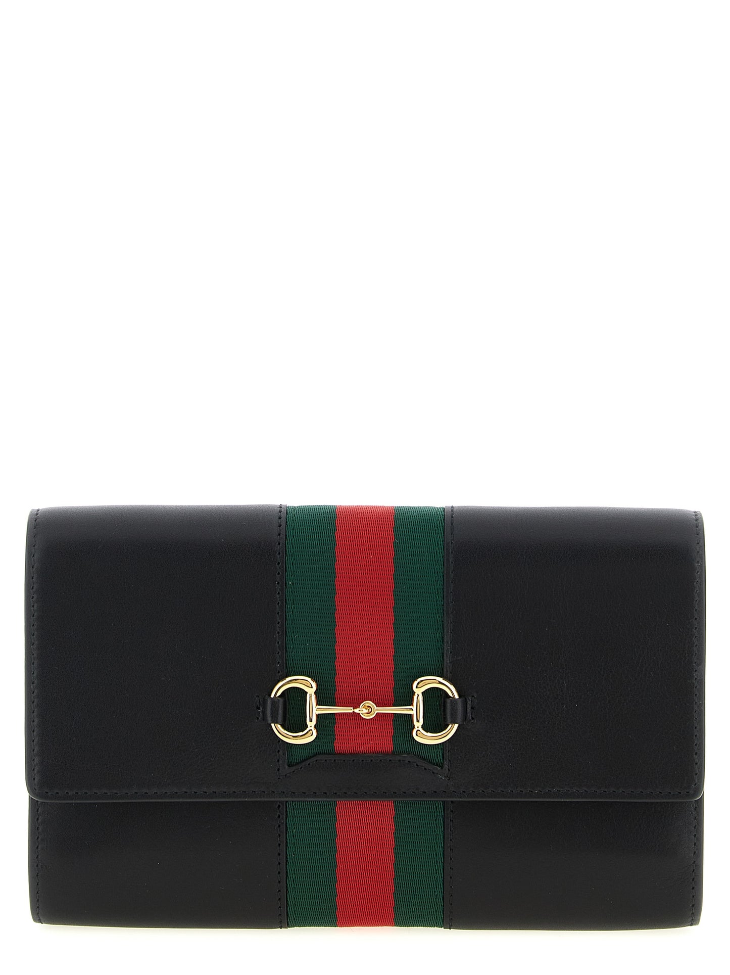 Gucci Schwarzer Kalbsleder-Kartenetui