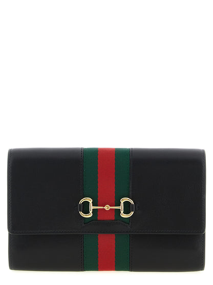 Gucci Schwarzer Kalbsleder-Kartenetui