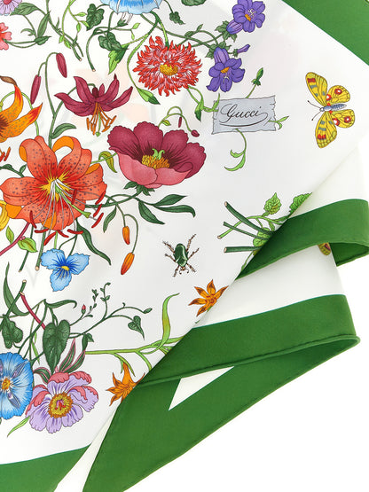 Gucci Weiße Seiden-Foulard