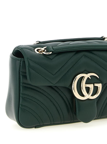 Gucci Schultertasche aus zweifarbigem Lammleder