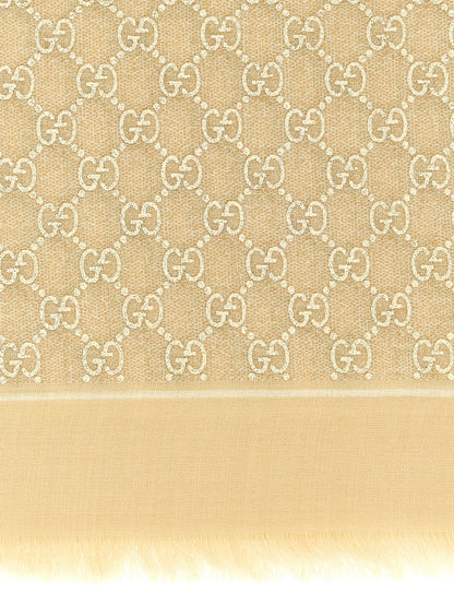 Gucci Beige Wollschal