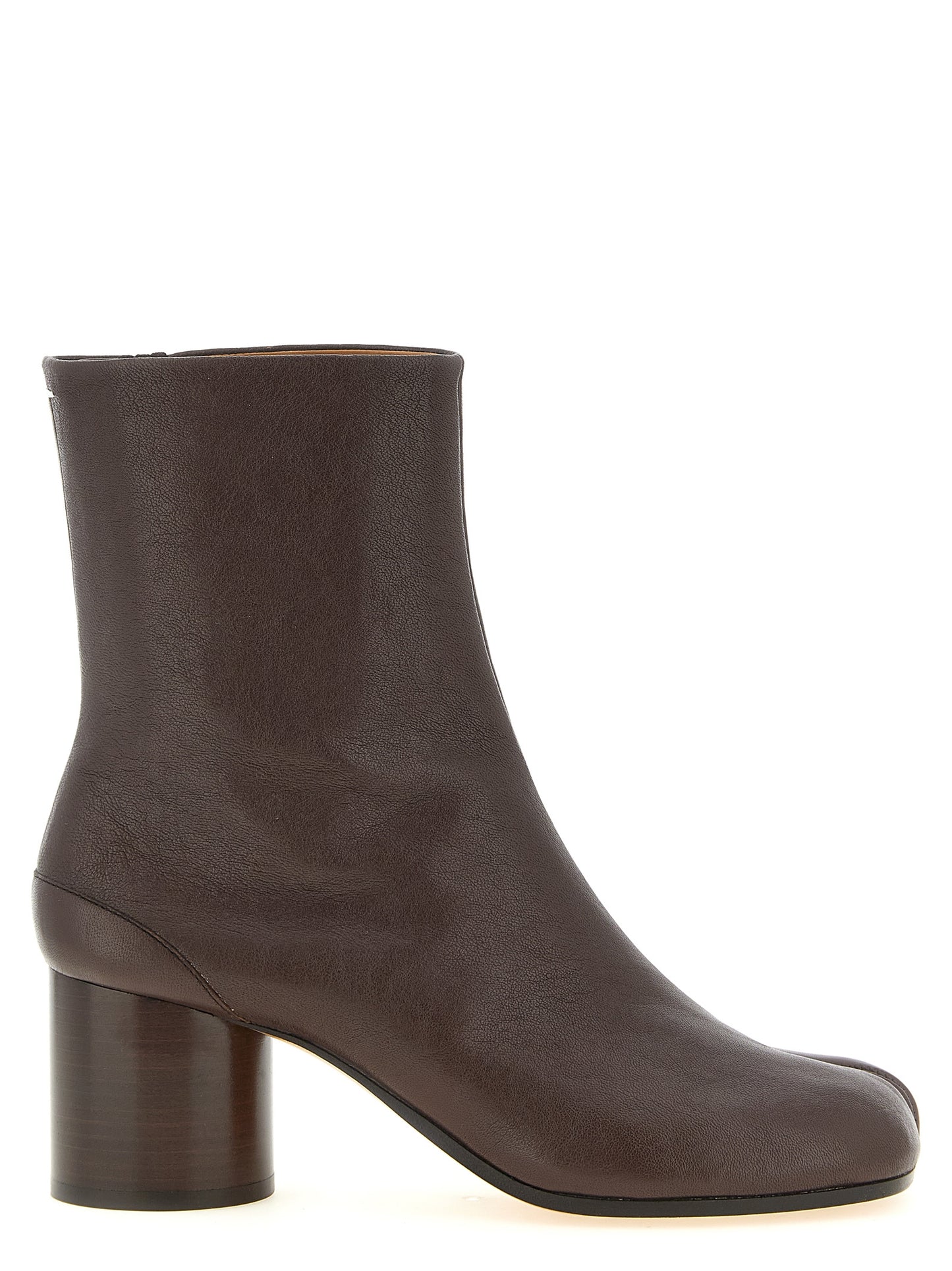 Maison Margiela Braune Stiefeletten aus Ziegenleder