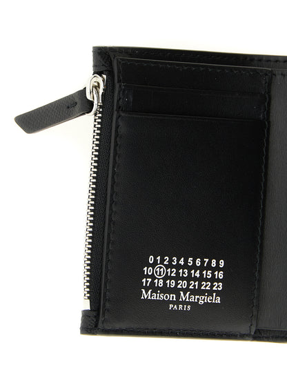 Maison Margiela Schwarzer Kalbsleder-Kartenetui