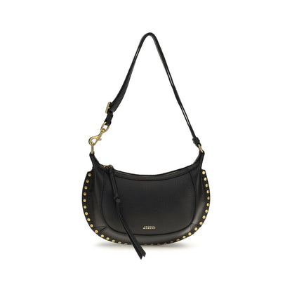 Isabel Marant Schwarze Bos Taurus Kalbsleder Schultertasche