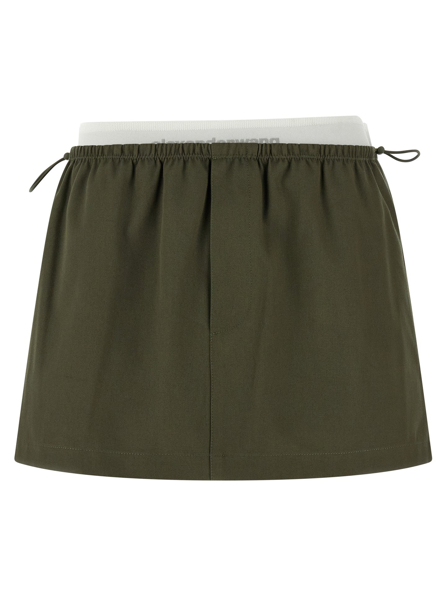 Alexander Wang Zweifarbiger langer Baumwollrock