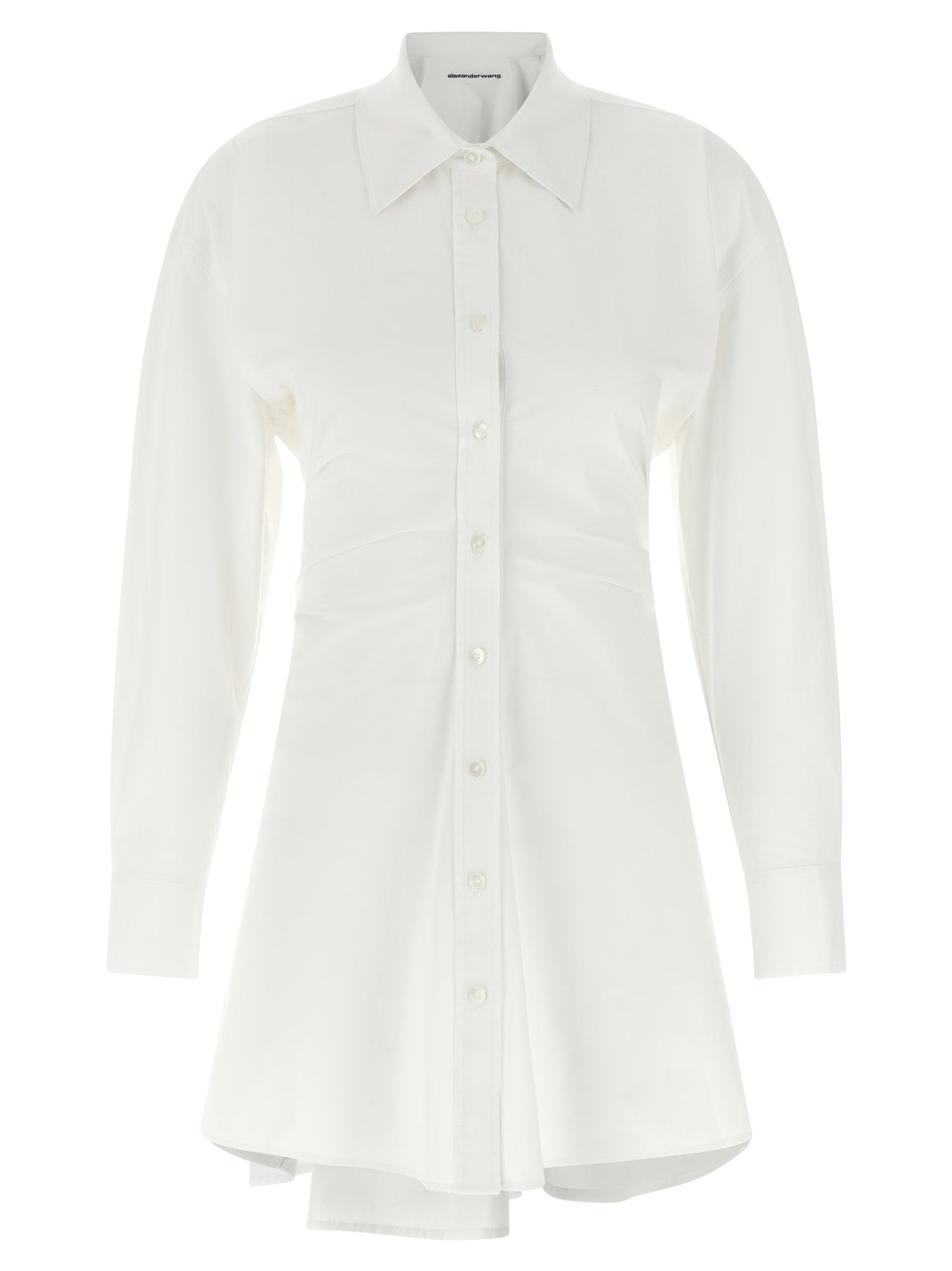 Alexander Wang Weißes Baumwoll-Kurzkleid