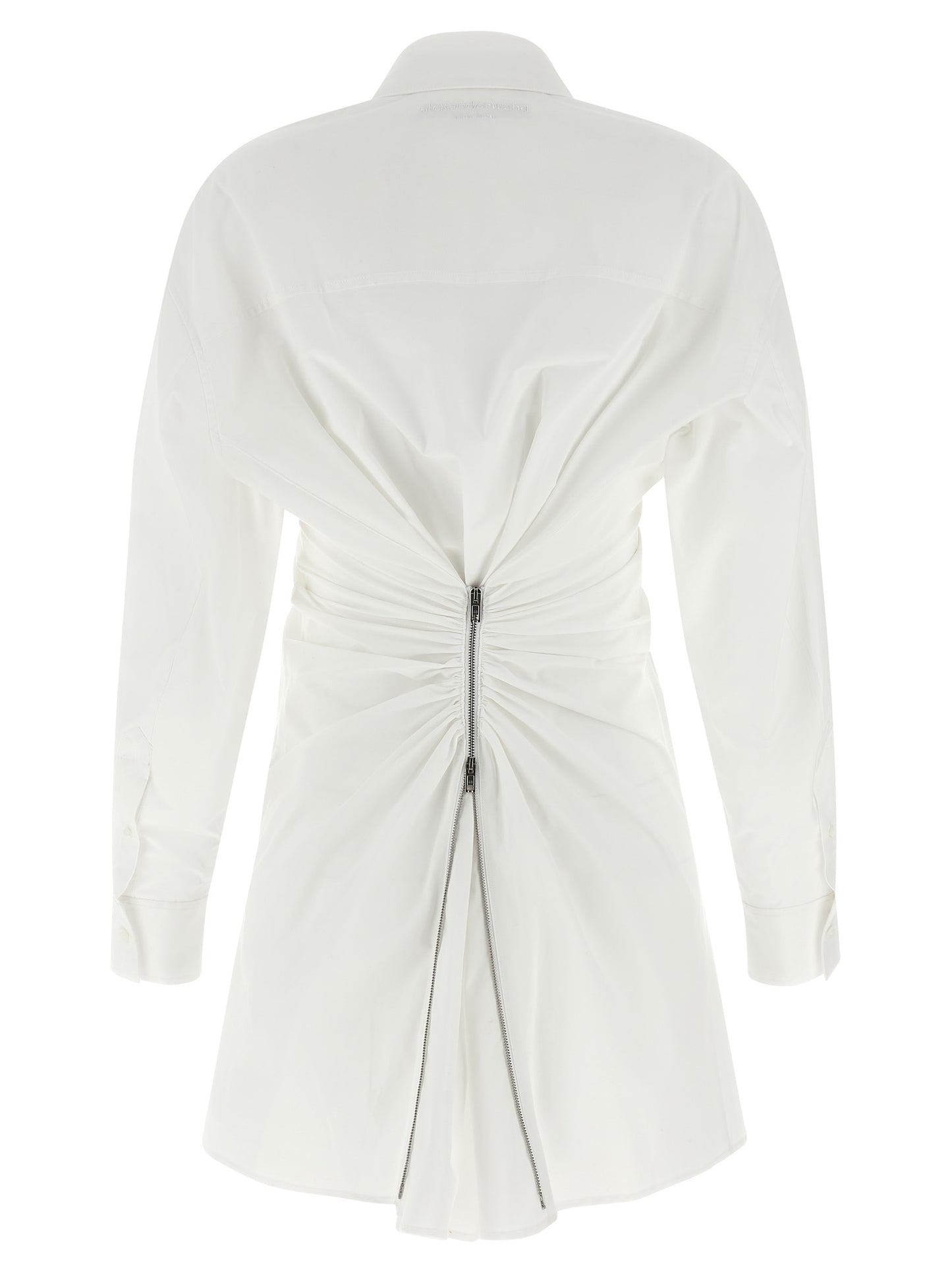 Alexander Wang Weißes Baumwoll-Kurzkleid