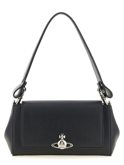 Vivienne Westwood Schwarze Schultertasche aus Polyethylen