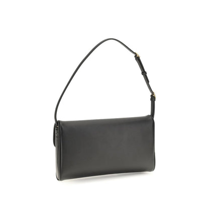 Valentino Garavani Braune Kalbsleder Bos Taurus Schultertasche