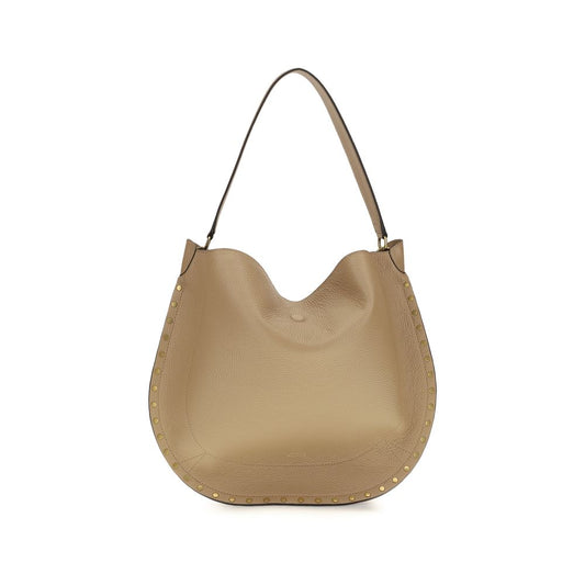 Isabel Marant Beige Kalbsleder Bos Taurus Schultertasche