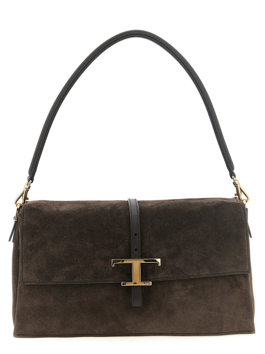 Tod's Braunes Kalbsleder Damen Crossbody Tasche