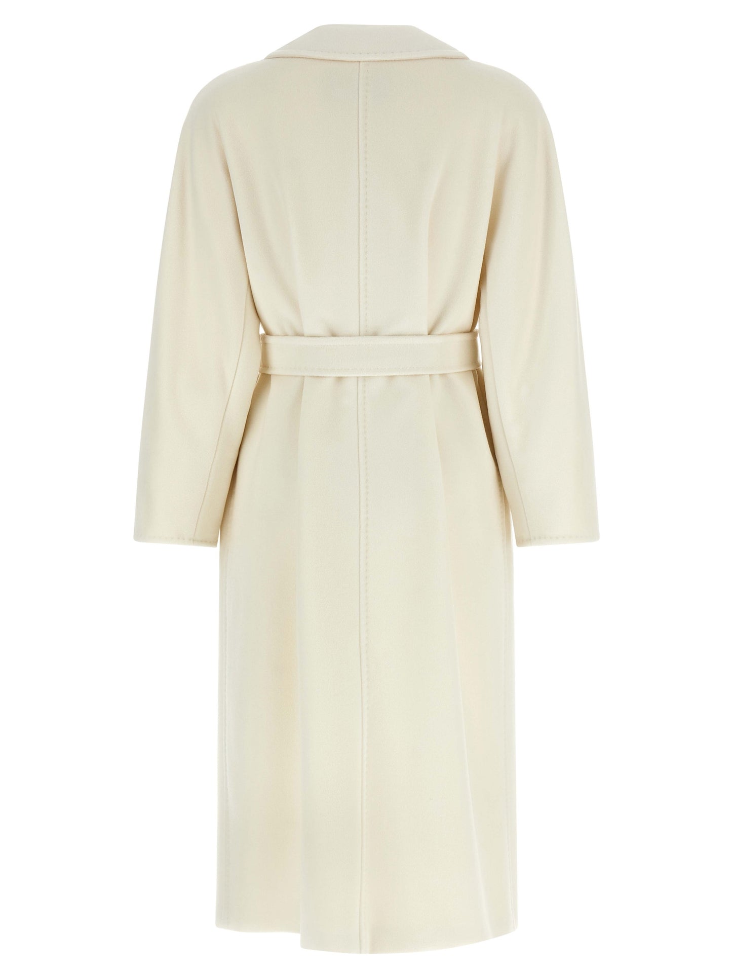 Max Mara Mantel aus weißer Schurwolle