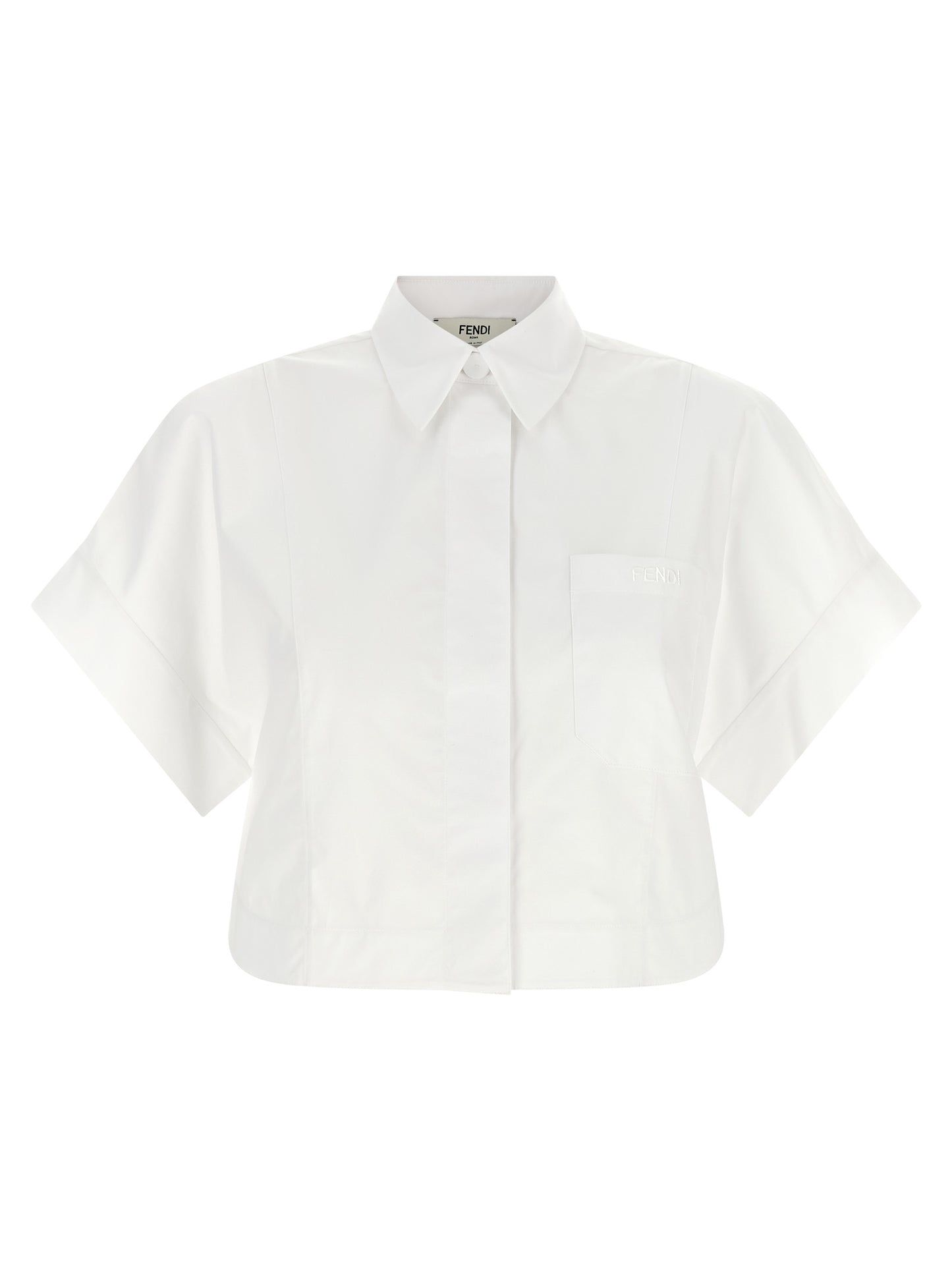 Fendi Weiße Baumwollbluse