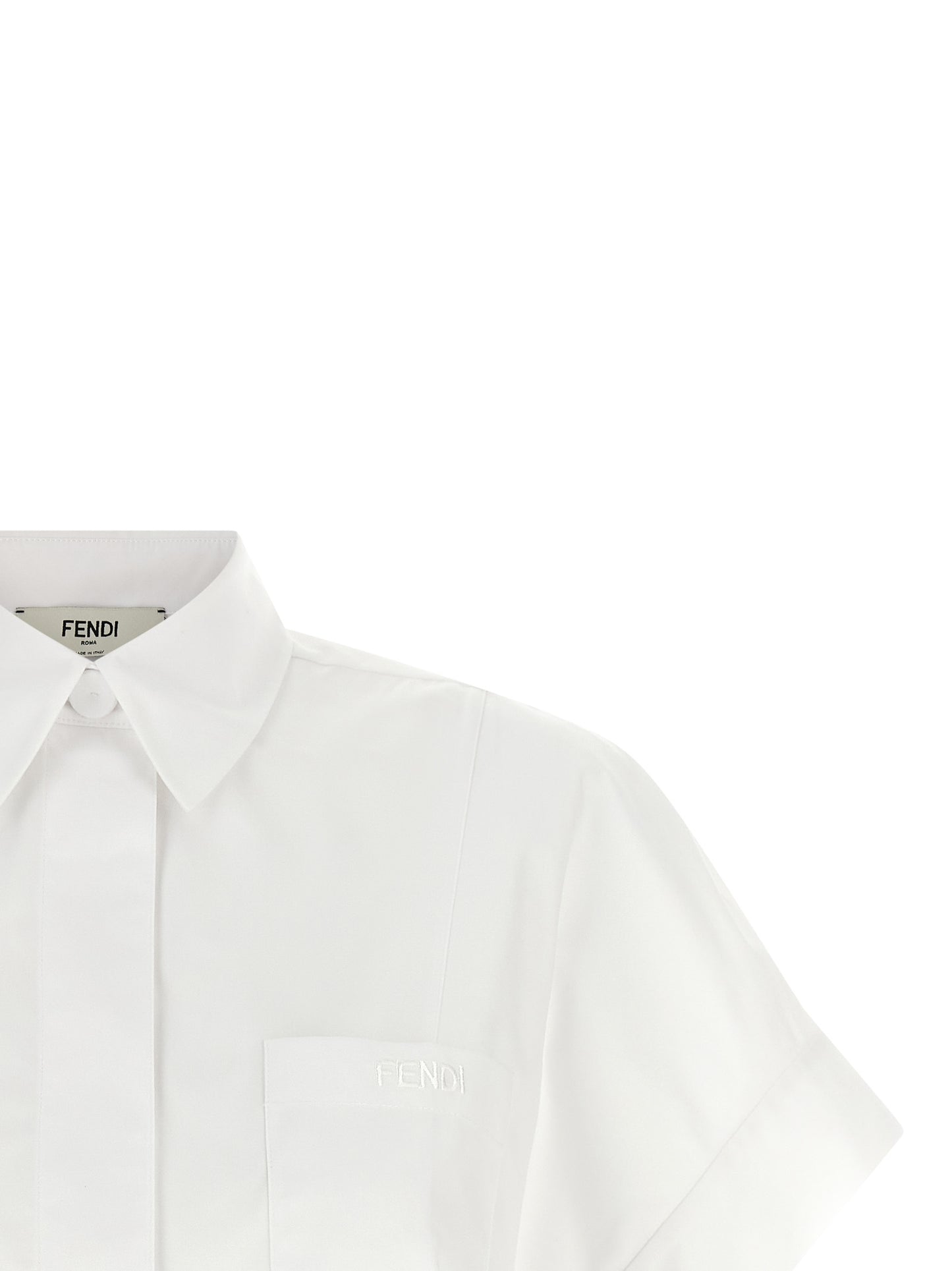 Fendi Weiße Baumwollbluse
