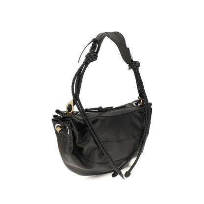 Isabel Marant Schwarze Lammleder Schultertasche Ovis Aries Aries