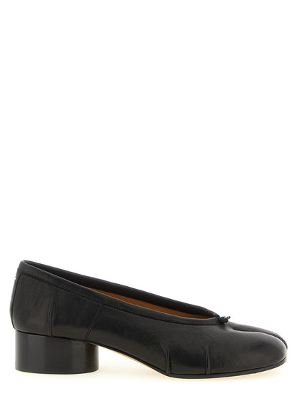Maison Margiela Schwarze Pumps aus Lammleder mit mittlerem Absatz