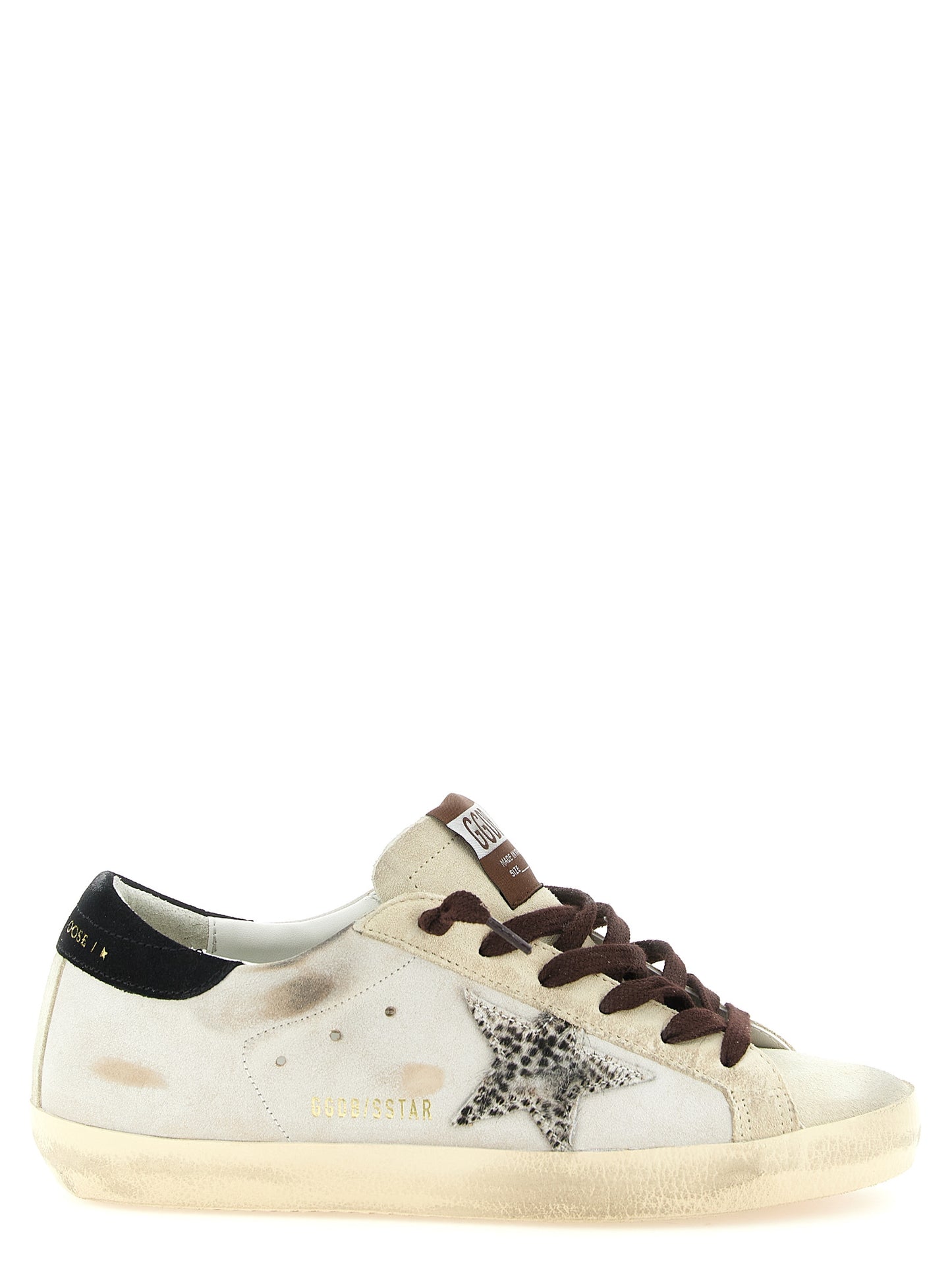 Golden Goose Mehrfarbige Low-Top-Sneaker aus Rindsleder