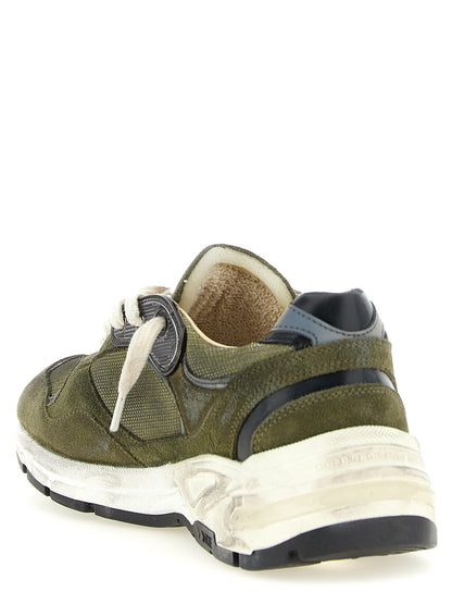 Golden Goose Zweifarbige Leder-Sneaker im Athletic-Stil