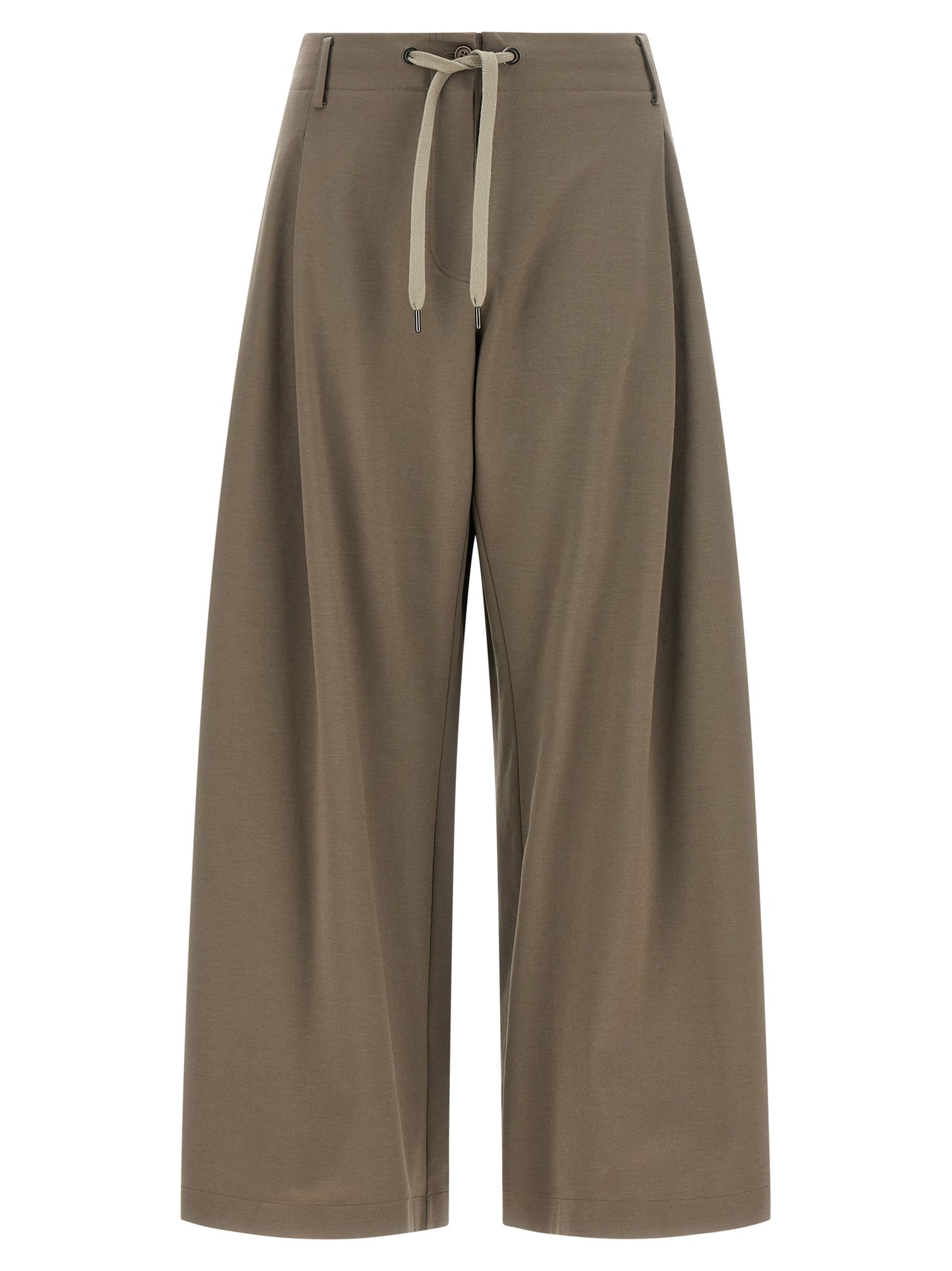 Brunello Cucinelli Schicke graue Hose aus Baumwollmischung