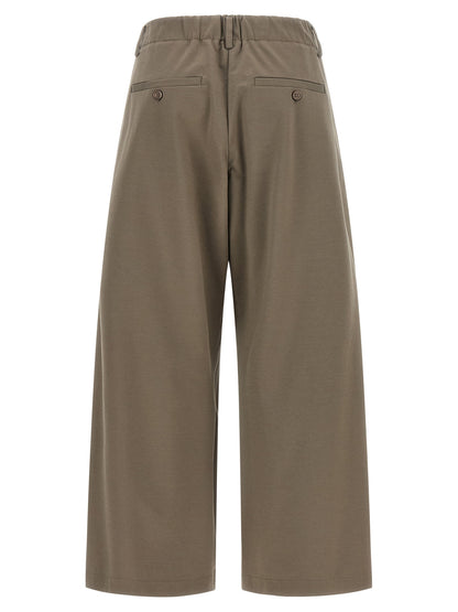 Brunello Cucinelli Schicke graue Hose aus Baumwollmischung
