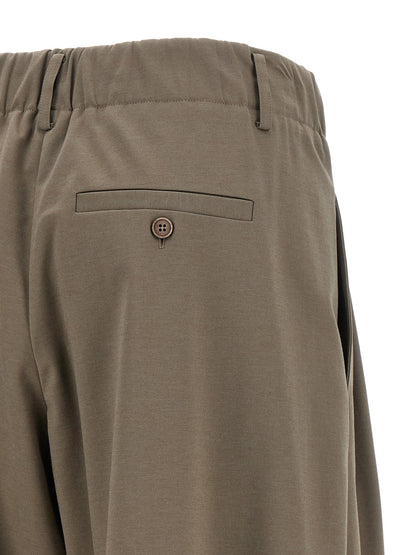 Brunello Cucinelli Schicke graue Hose aus Baumwollmischung