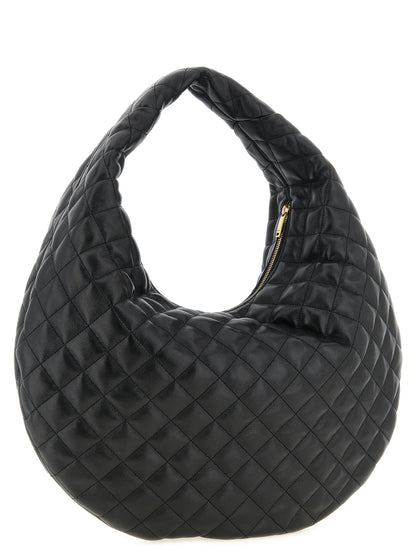 Saint Laurent Schwarze Lammleder-Schultertasche