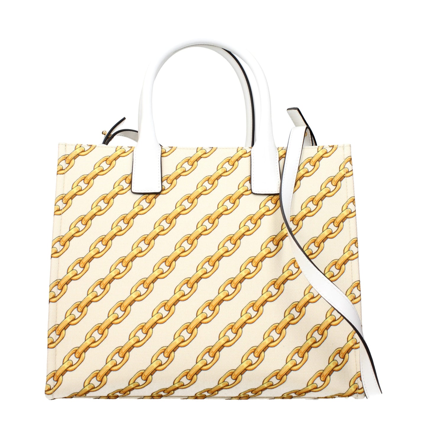 Versace Beige Stoff-Handtasche