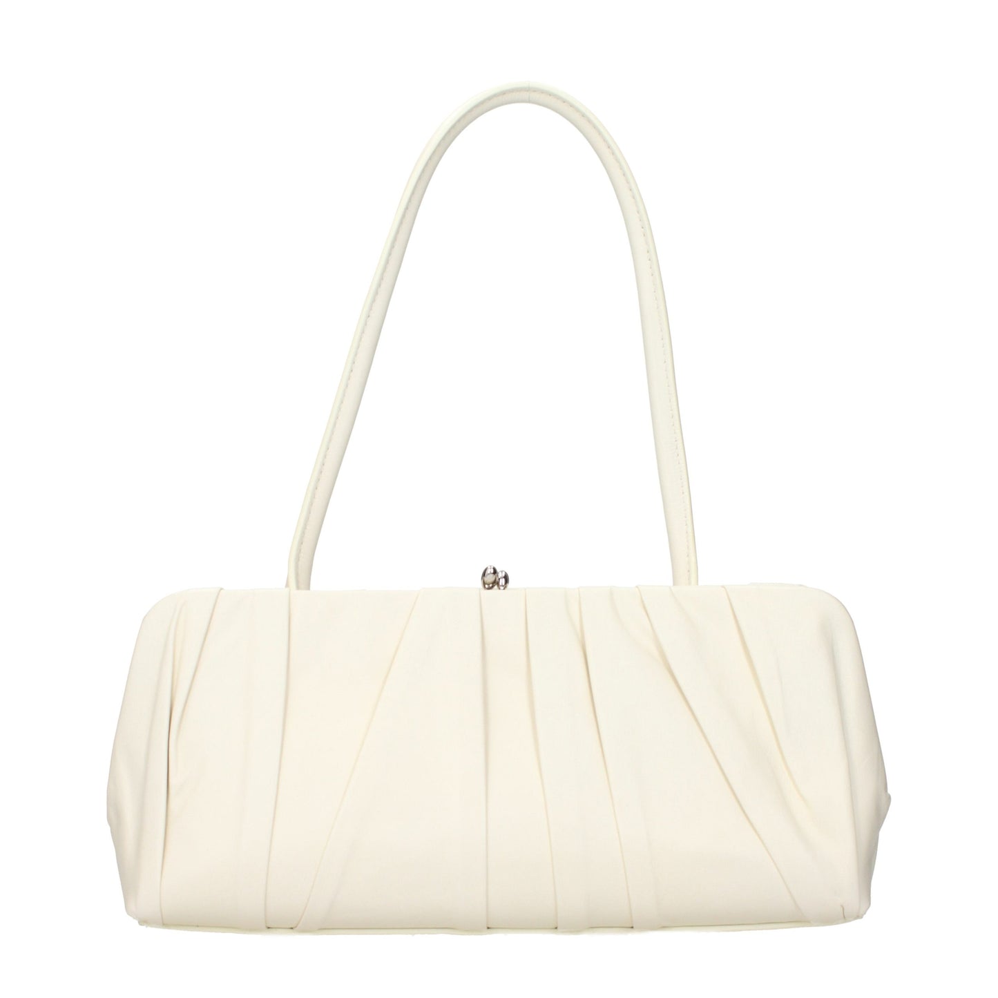 Jil Sander Weiße Leder Schultertasche