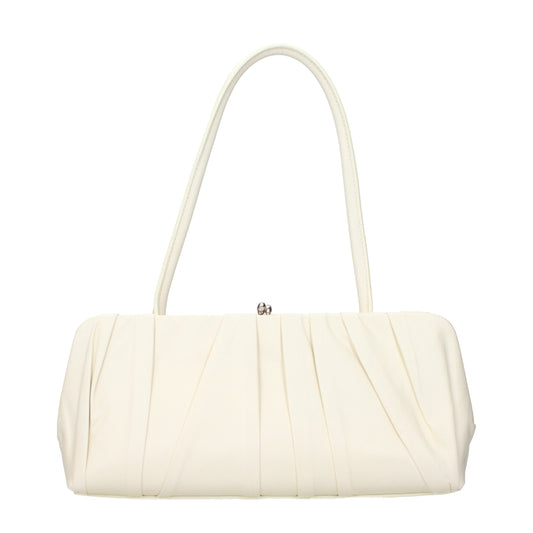 Jil Sander Weiße Leder Schultertasche
