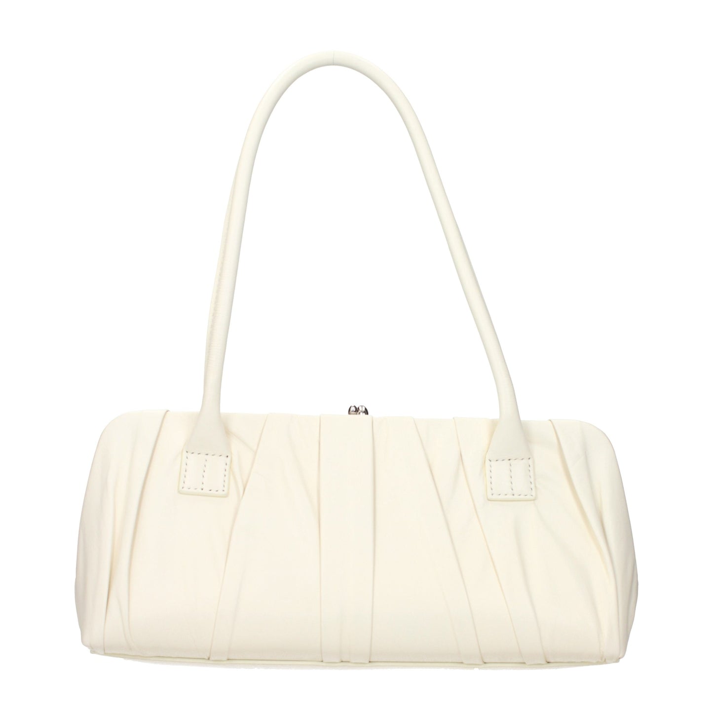 Jil Sander Weiße Leder Schultertasche