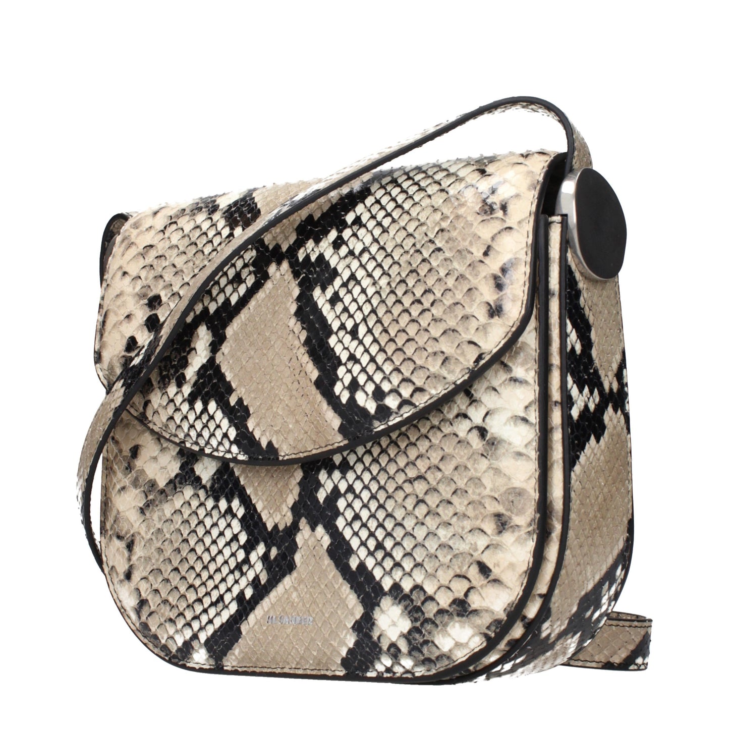 Jil Sander Beige Leder Crossbody Bag