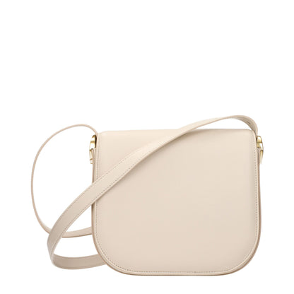Jil Sander Beige Leder Crossbody Bag