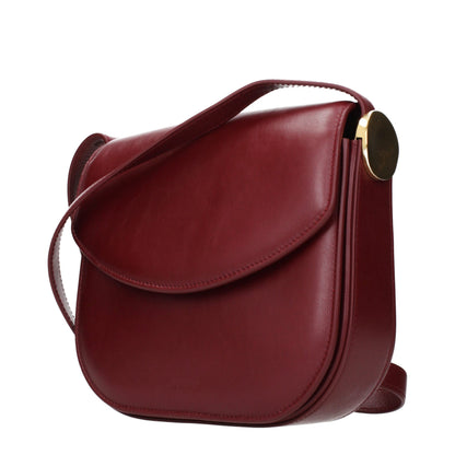 Jil Sander Rote Leder Umhängetasche