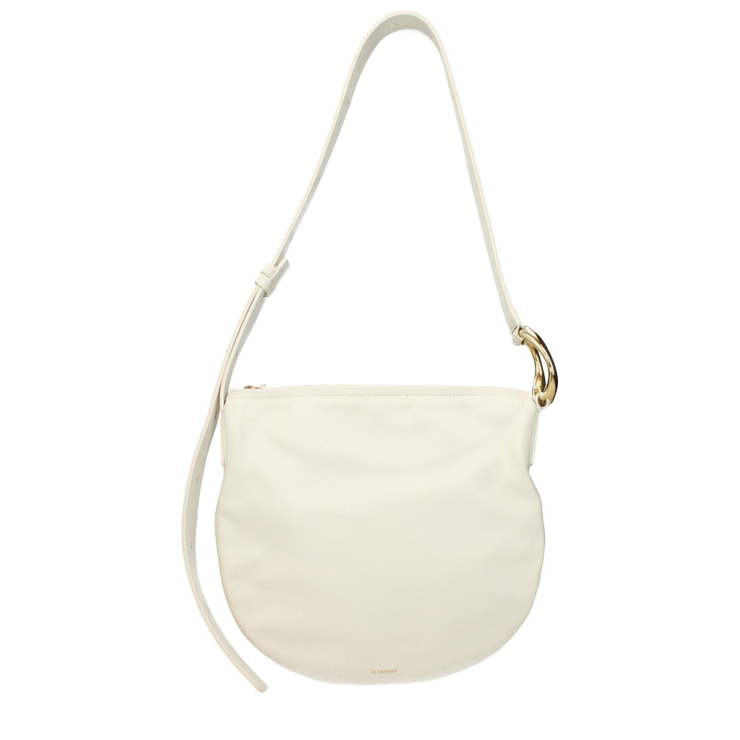 Jil Sander Beige Leder Crossbody Bag