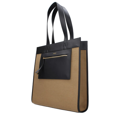 Burberry Braune Stoff-Umhängetasche