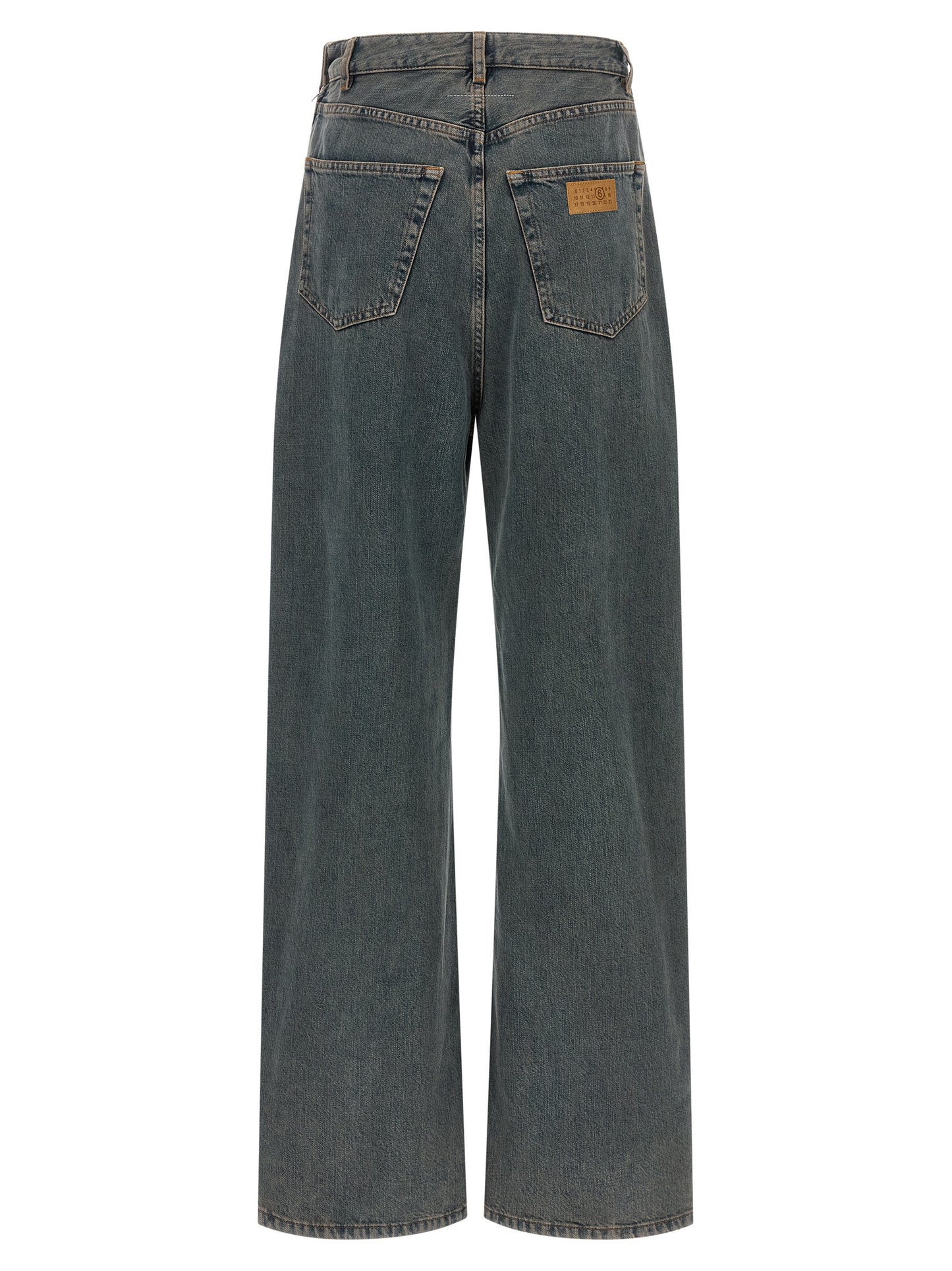 MM6 Maison Margiela Graue Jeans aus Baumwolle