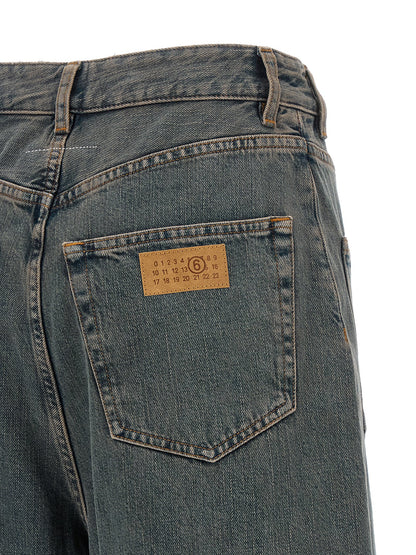 MM6 Maison Margiela Graue Jeans aus Baumwolle