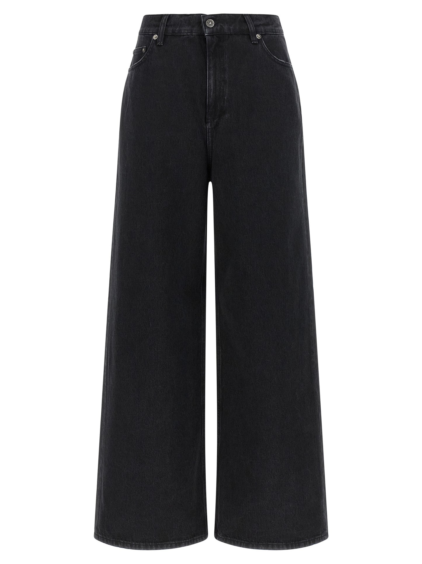 Golden Goose Schwarze Baumwoll-Schlagjeans