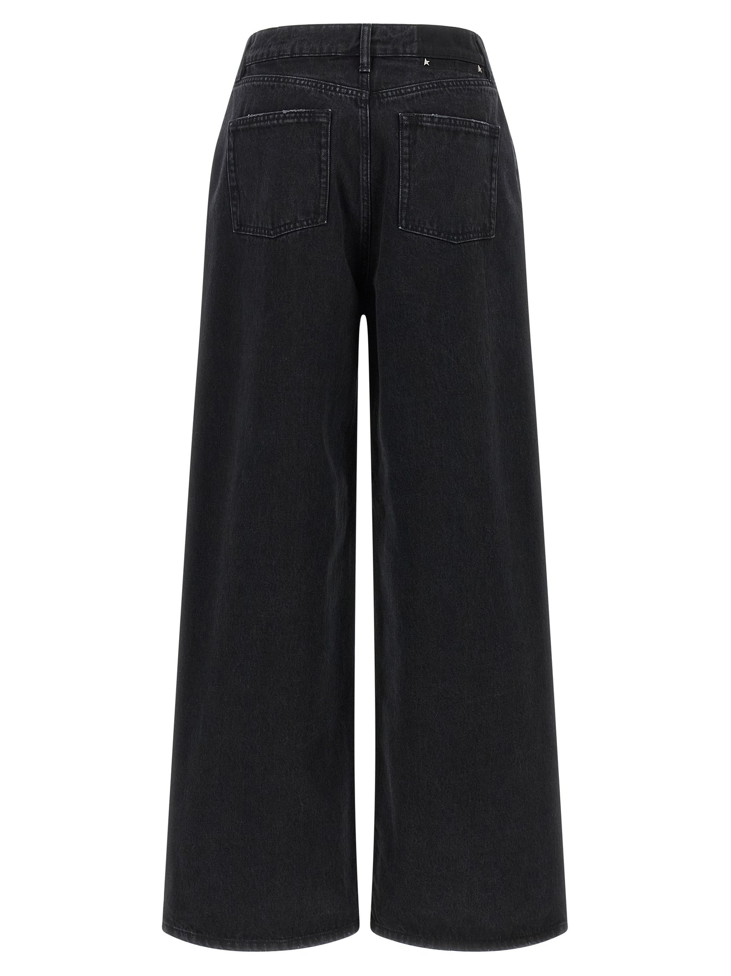 Golden Goose Schwarze Baumwoll-Schlagjeans