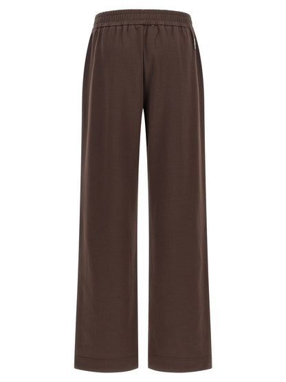 Moncler Braune Baumwoll-Jogginghose (Trainingshose)
